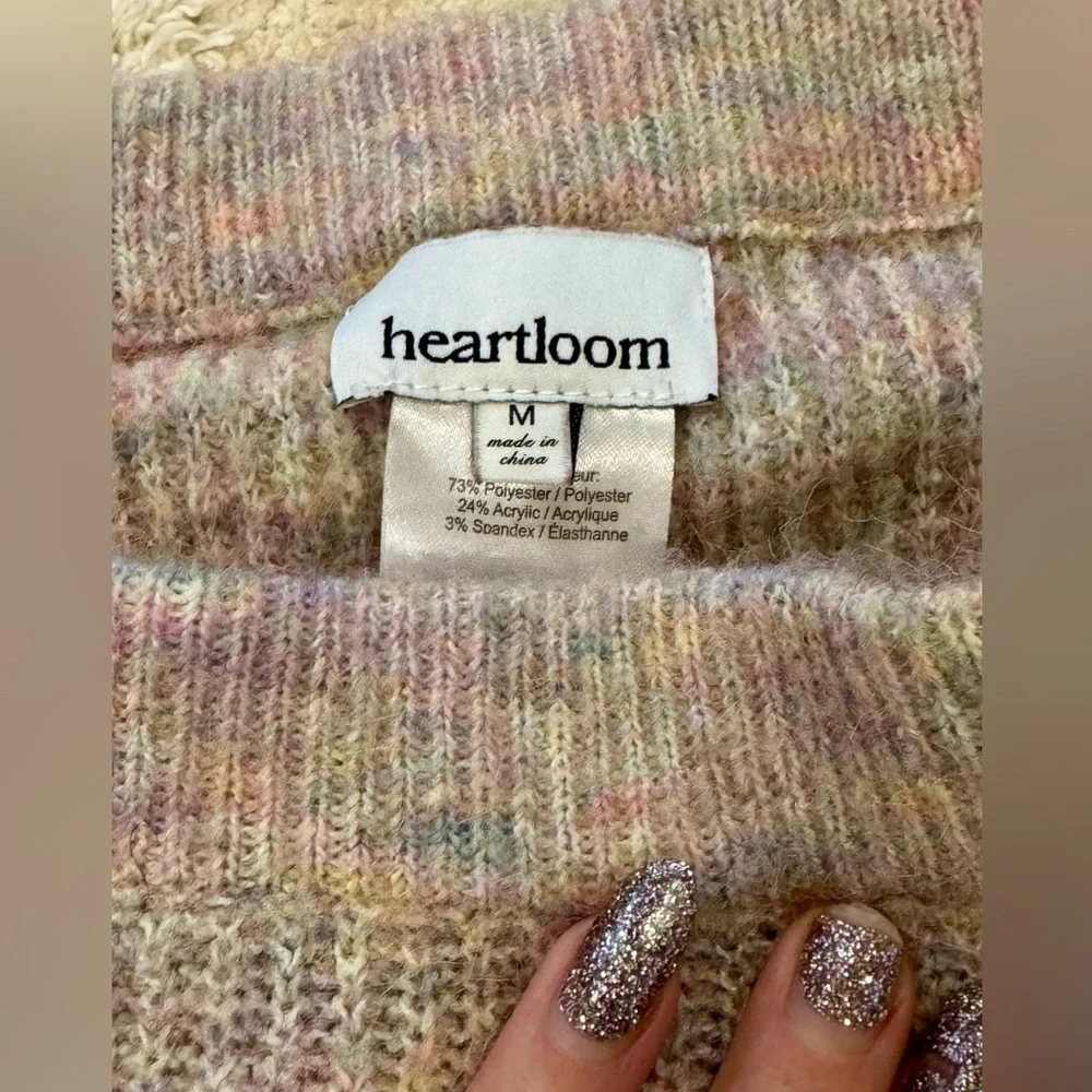 Heartloom Confetti Knit Jaden Skirt and Esther Sweater Set, Size M